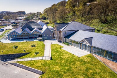 The Spa and Pool building at St. David's Park The Spa and Pool building at St. David's Park